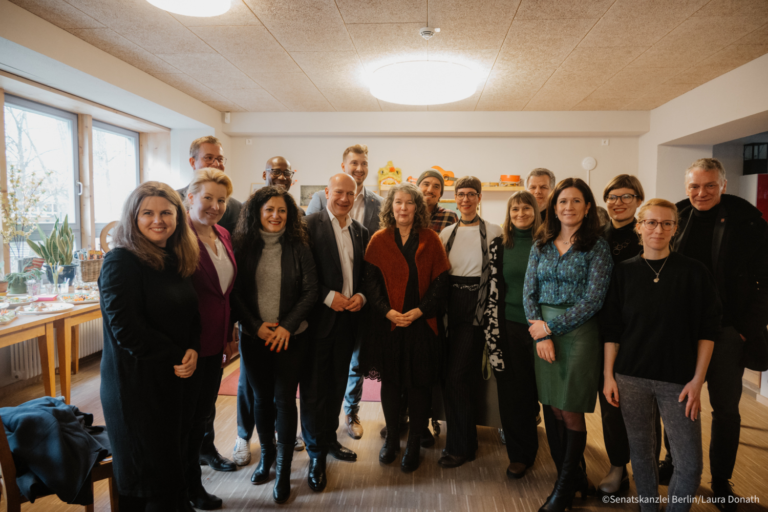 Bezirkstour des Senats in Friedrichshain-Kreuzberg am 23.01.2024