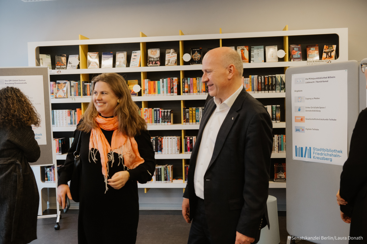 Bezirkstour des Senats in Friedrichshain-Kreuzberg am 23.01.2024