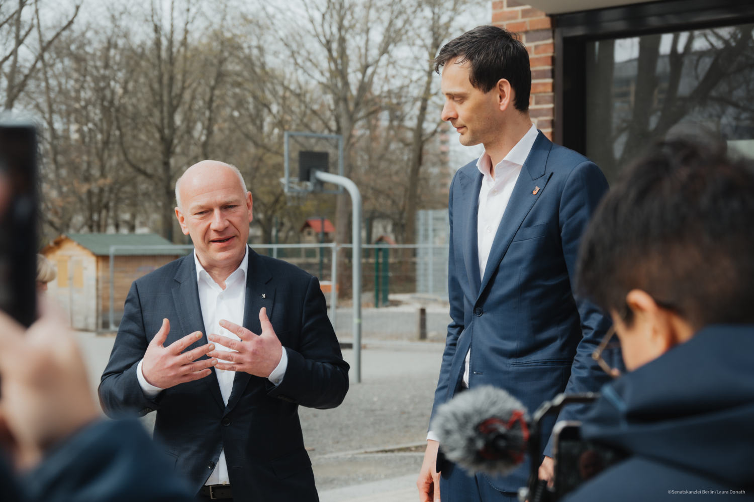 Berliner Senat besucht am 26. März 2024 den Bezirk Neukölln