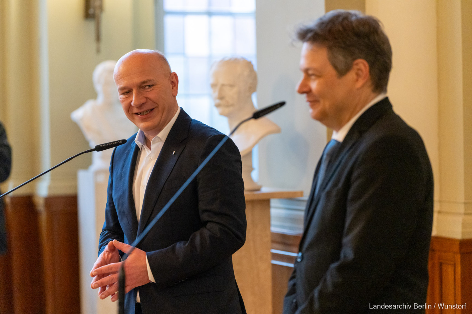 Bundeswirtschaftsminister Habeck auf Bundesländerreise in Berlin am 12.02.2024