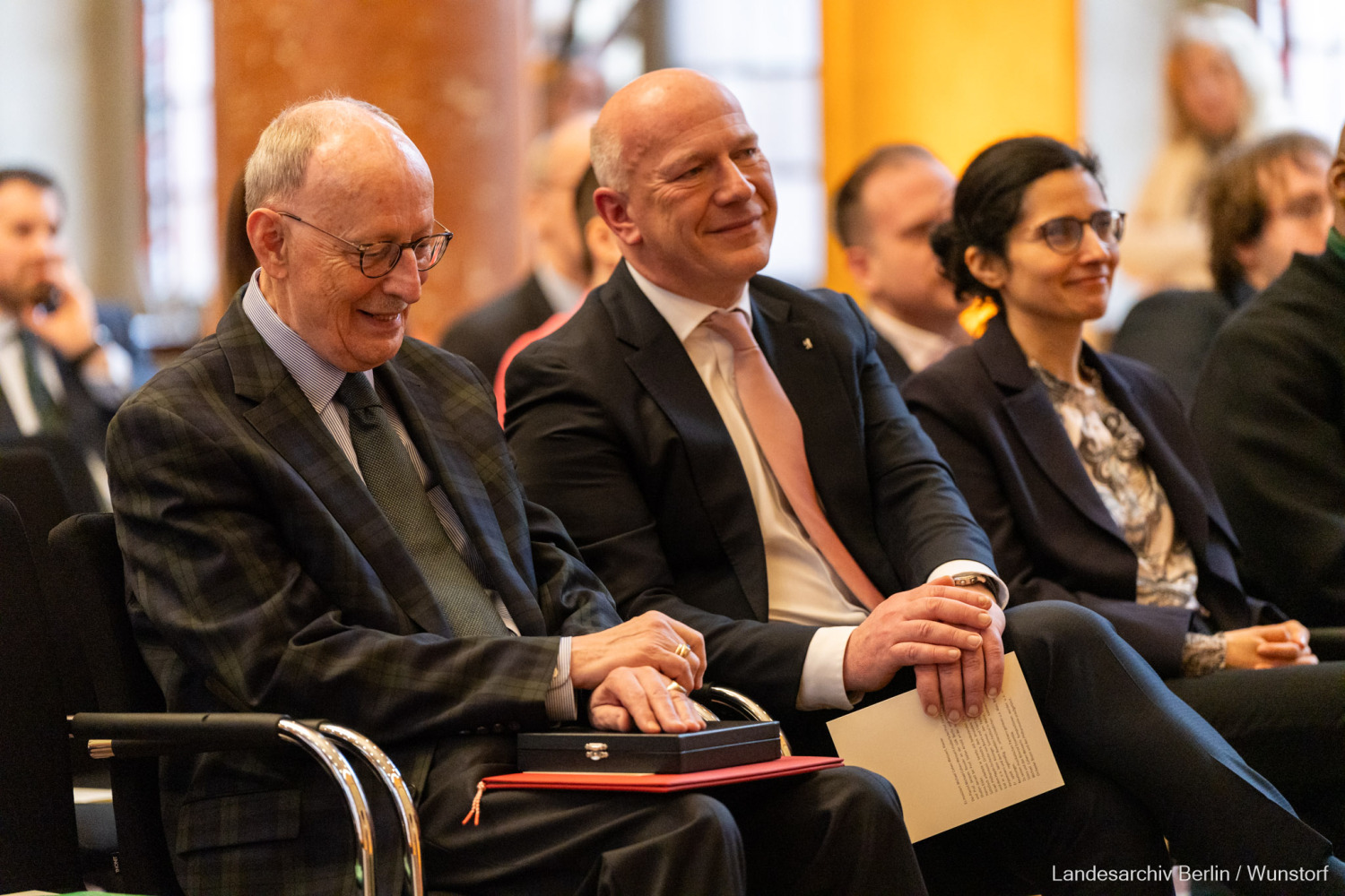 Übergabe Ernst-Reuter-Plakette an Dr. Klaus von Krosigk am 14.03.2024