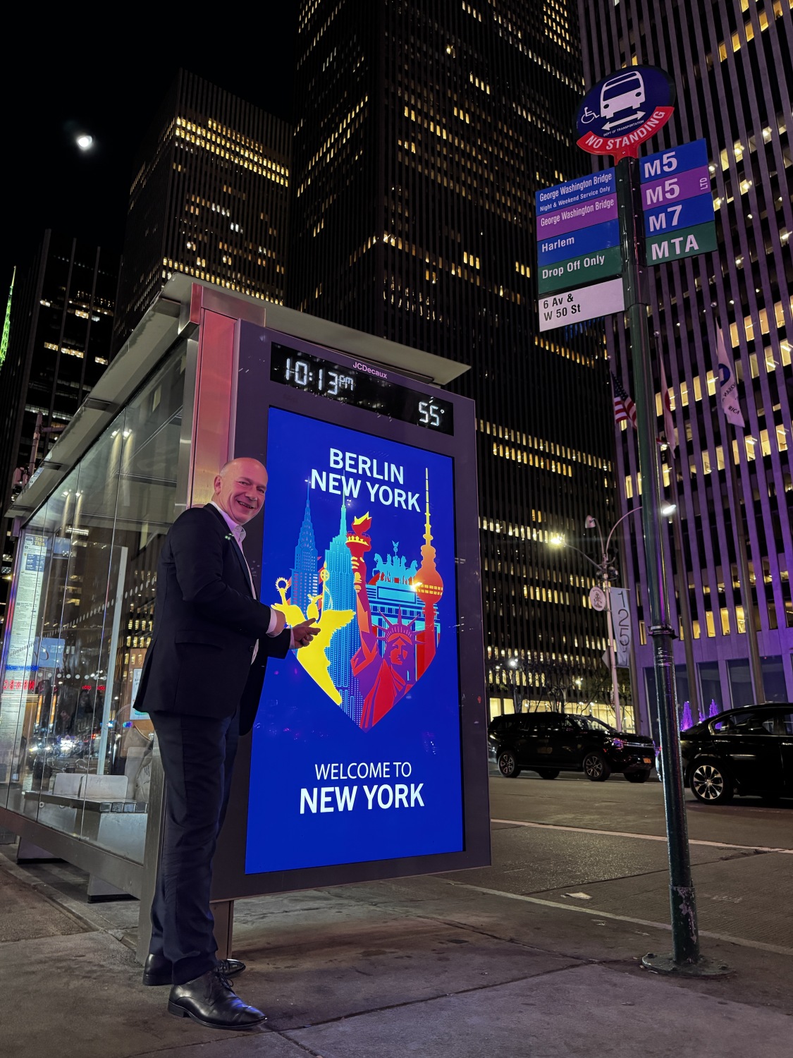 Kai Wegner in New York City