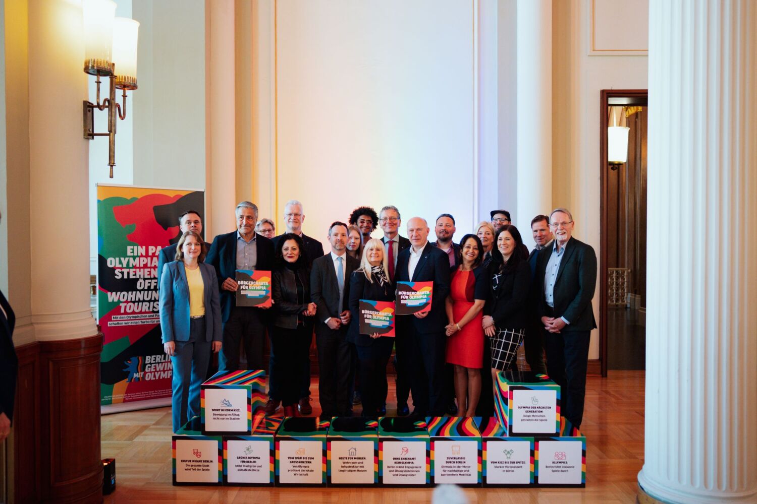 Übergabe der „Bürgercharta für Olympia“ an den Berliner Senat