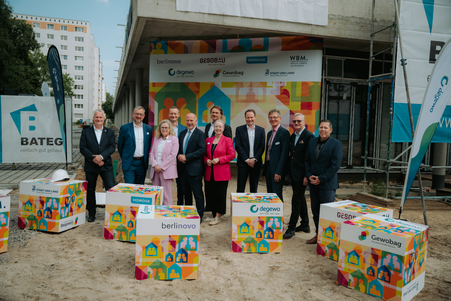 Besuch von Neubauprojekten der landeseigenen Wohnungsbaugesellschaften
