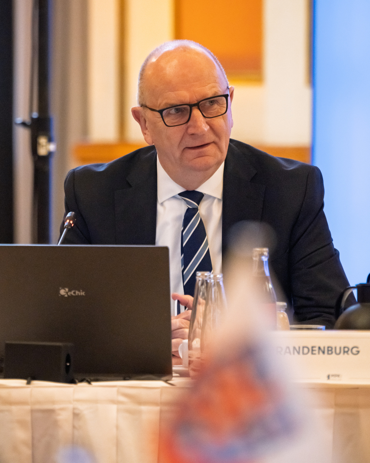 Dietmar Woidke bei der Konferenz der Regierungschefin und der Regierungschefs der Ostdeutschen Länder 2026