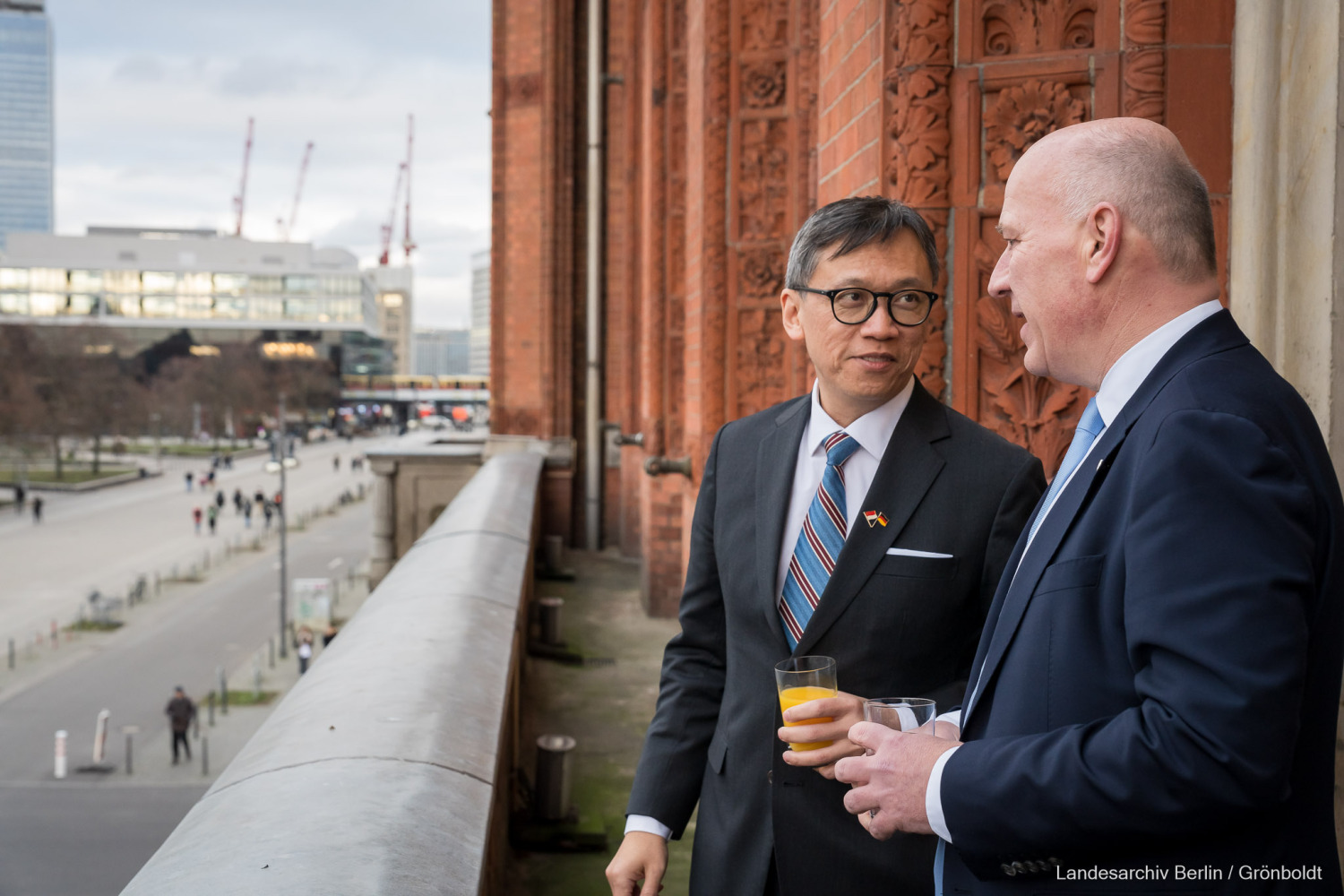 Empfang des Botschafters von Singapur am 7.1.2025