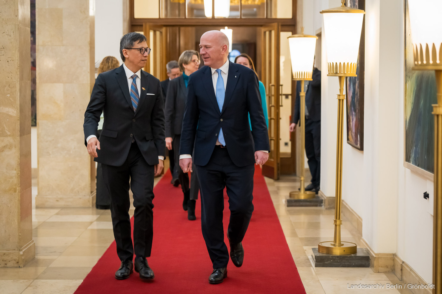 Empfang des Botschafters von Singapur am 7.1.2025