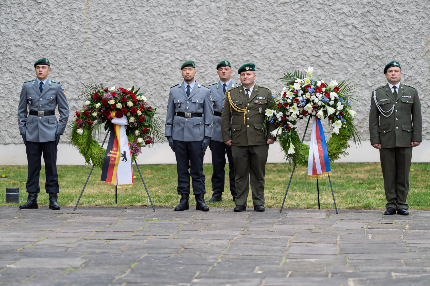 Besuch der Gedenkstätte Plötzensee mit dem Staatspräsidenten der Tschechischen Republik, S.E. Petr Pavel und dem Regierenden Bürgermeister Kai Wegner am 9. Juli 2025