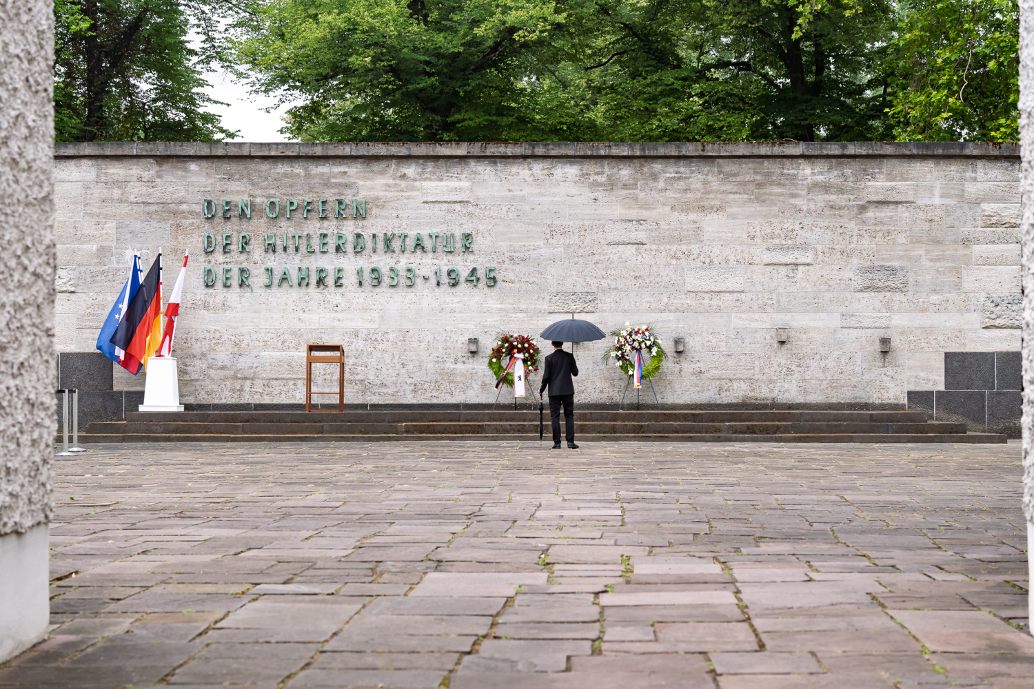 Besuch der Gedenkstätte Plötzensee mit dem Staatspräsidenten der Tschechischen Republik, S.E. Petr Pavel und dem Regierenden Bürgermeister Kai Wegner am 9. Juli 2025