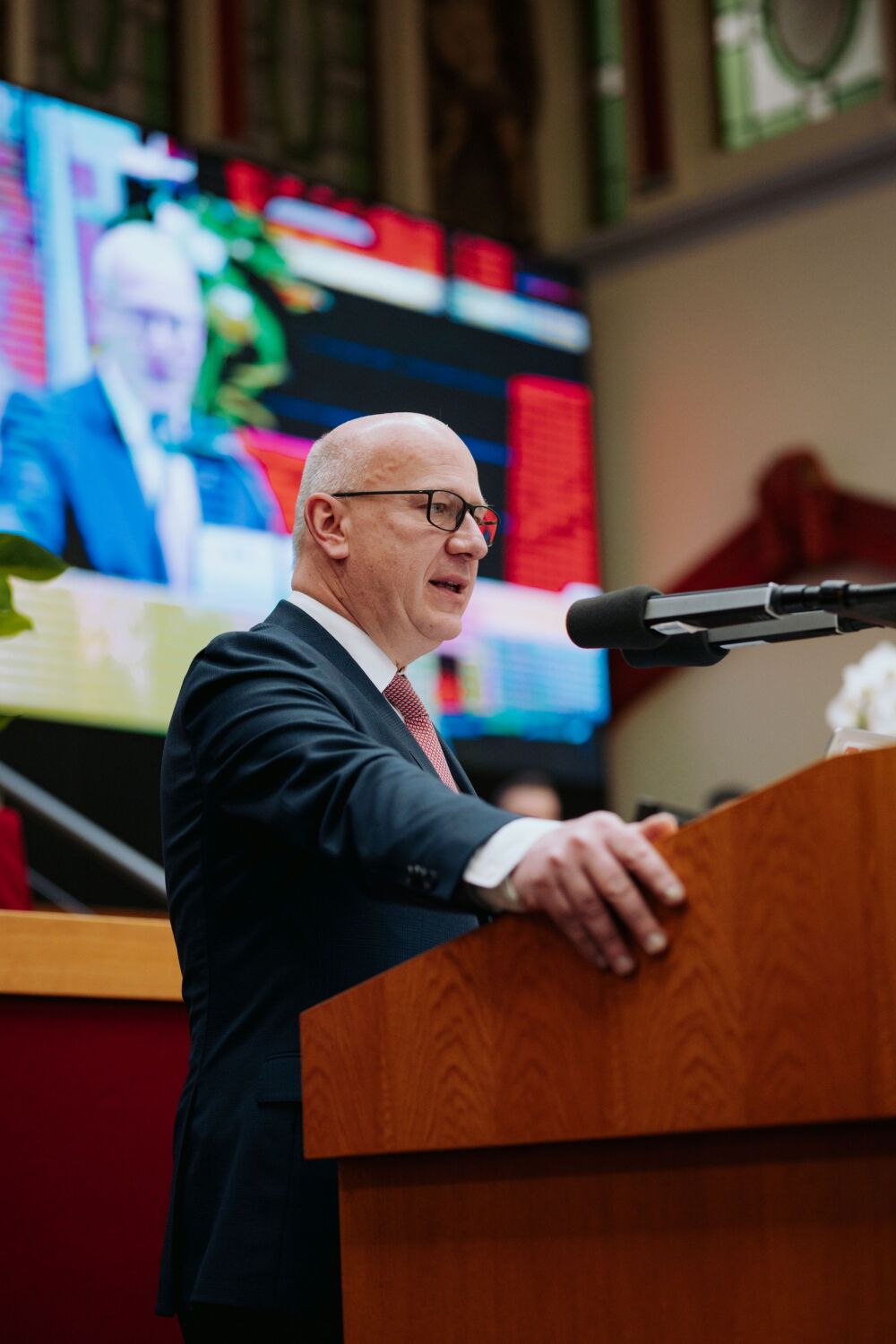 Kai Wegner spricht beim Prague Resilience Summit