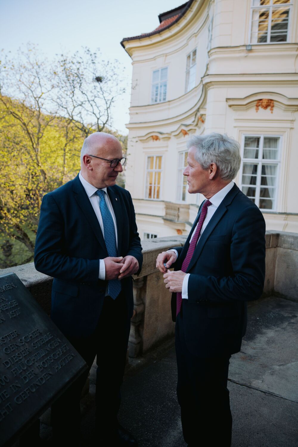 Kai Wegner und Botschafter Dr. Peter Reuss