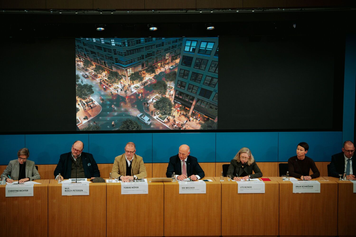Pressekonferenz zur Zukunft der Friedrichstraße