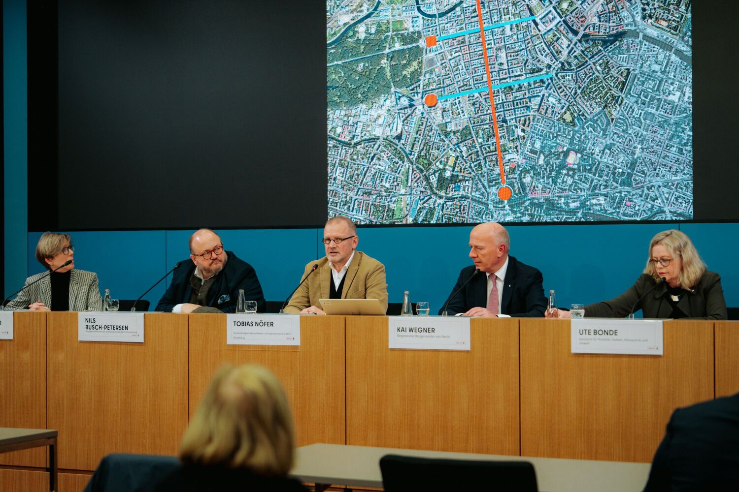 Pressekonferenz zur Zukunft der Friedrichstraße