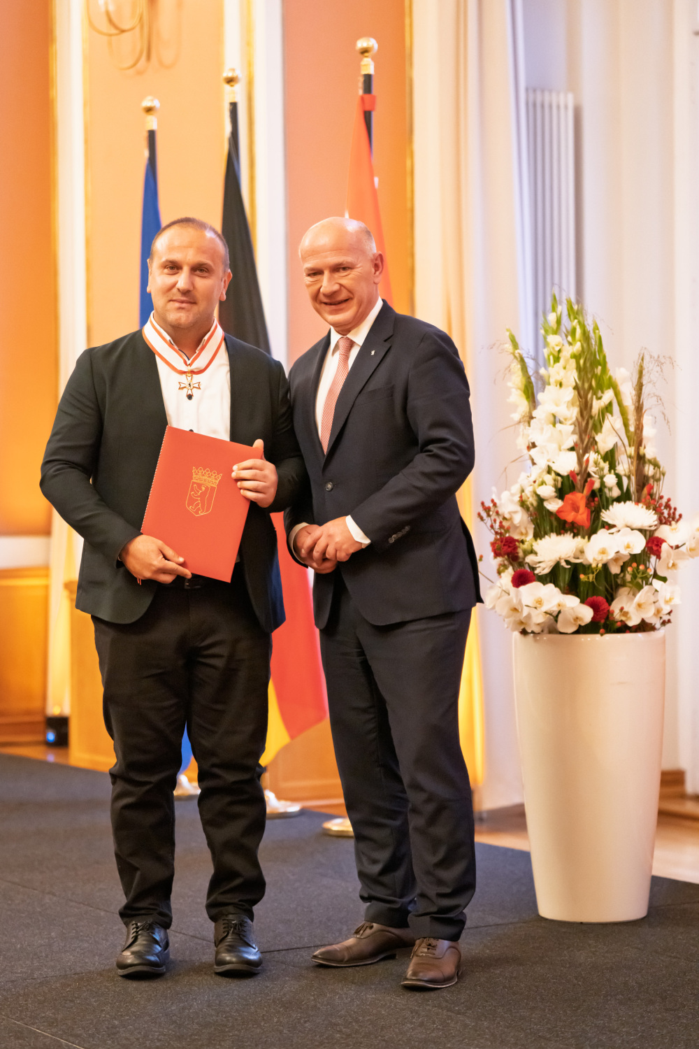 Übergabe Verdienstorden des Landes Berlin am 1.10.2025