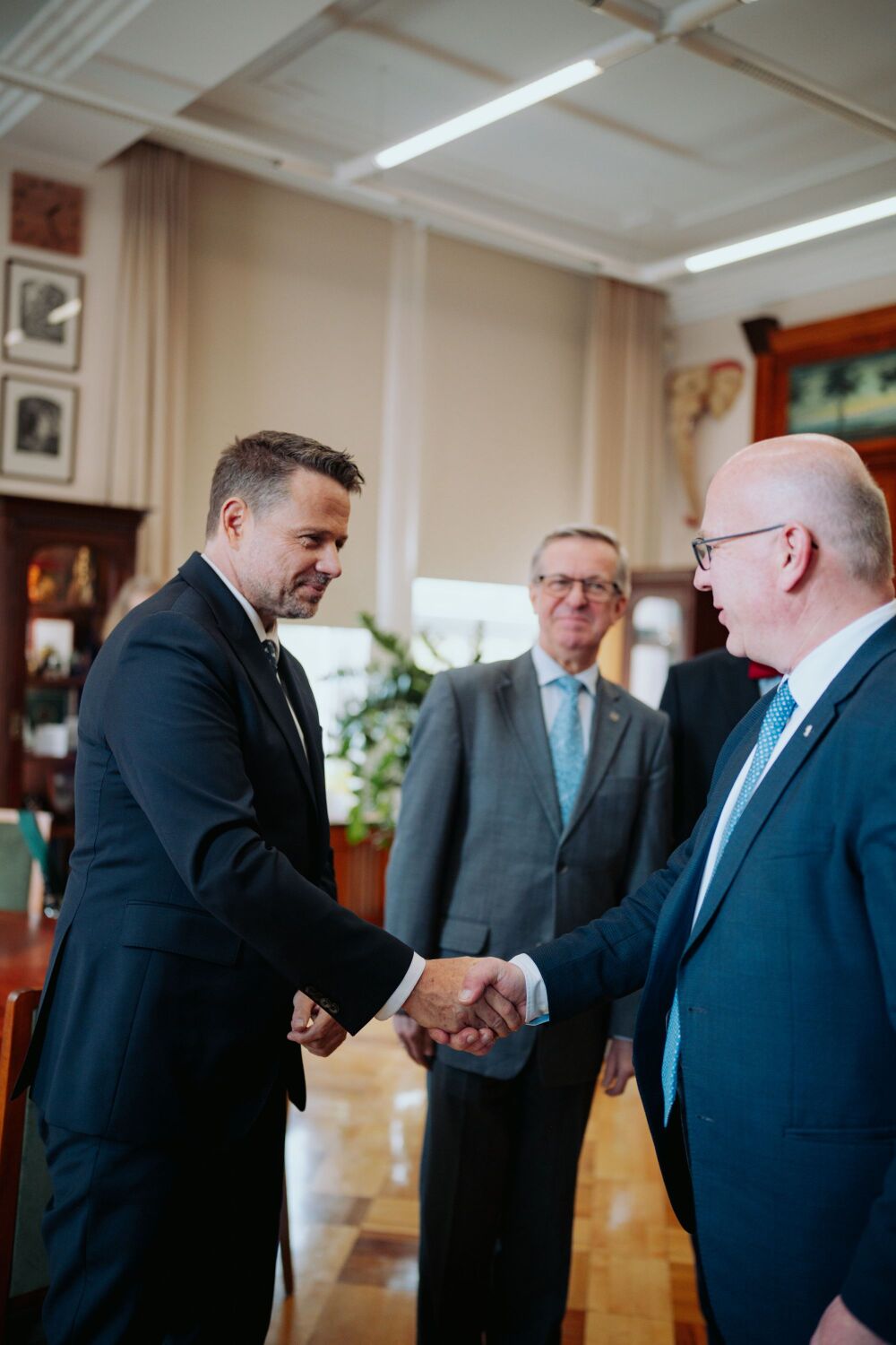 Gespräch an der SGH Wirtschaftsuniversität - 1