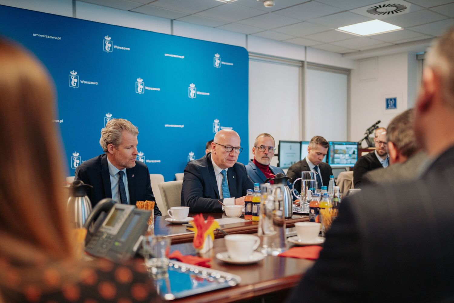 Kai Wegner besucht Warschauer Sicherheitszentrum - 3