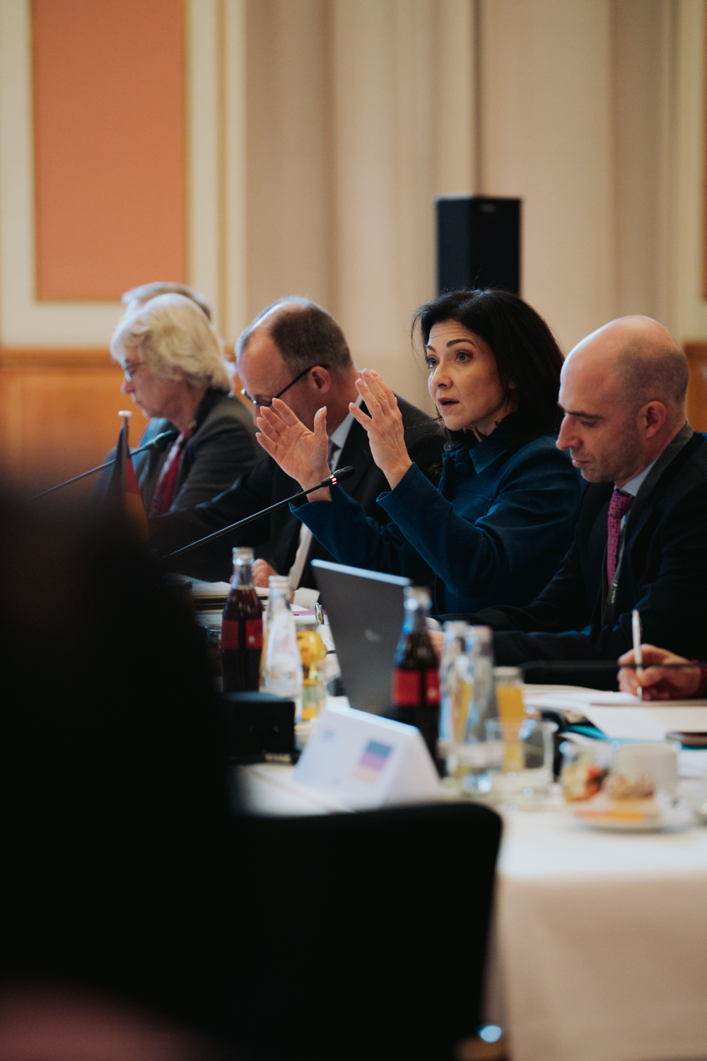 Katherina Reiche während der Konferenz