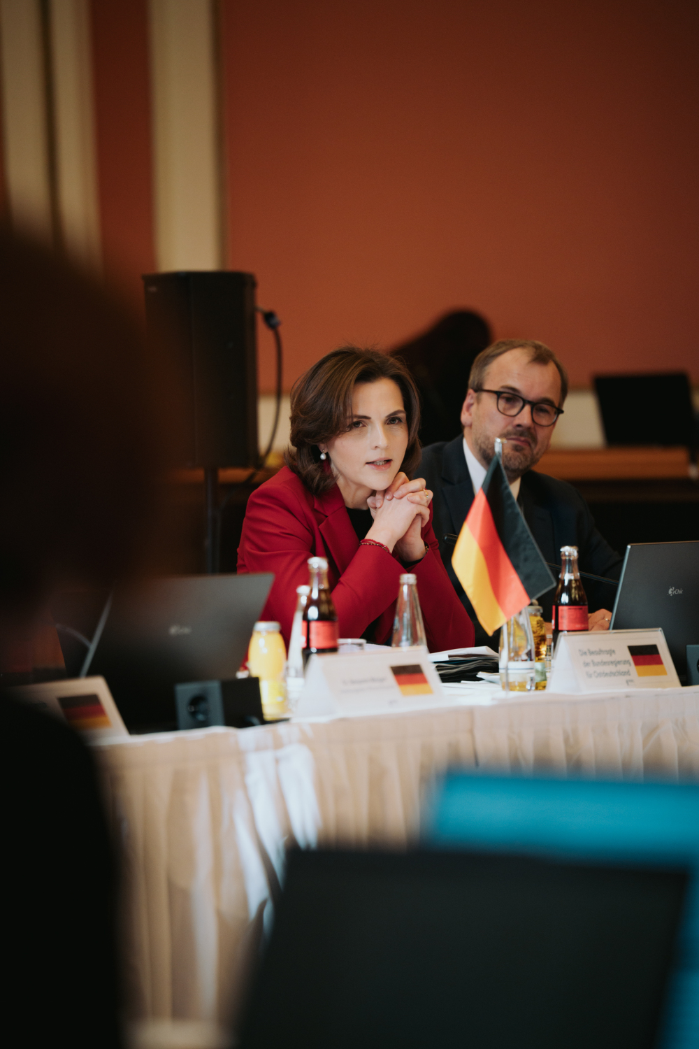 Elisabeth Kaiser während der Konferenz
