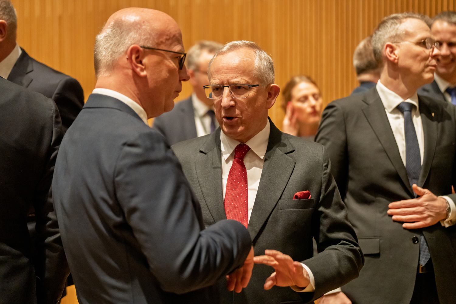 Kai Wegner im Gespräch mit Jan Tombiński, Geschäftsträger a.i. der Botschaft der Republik Polen