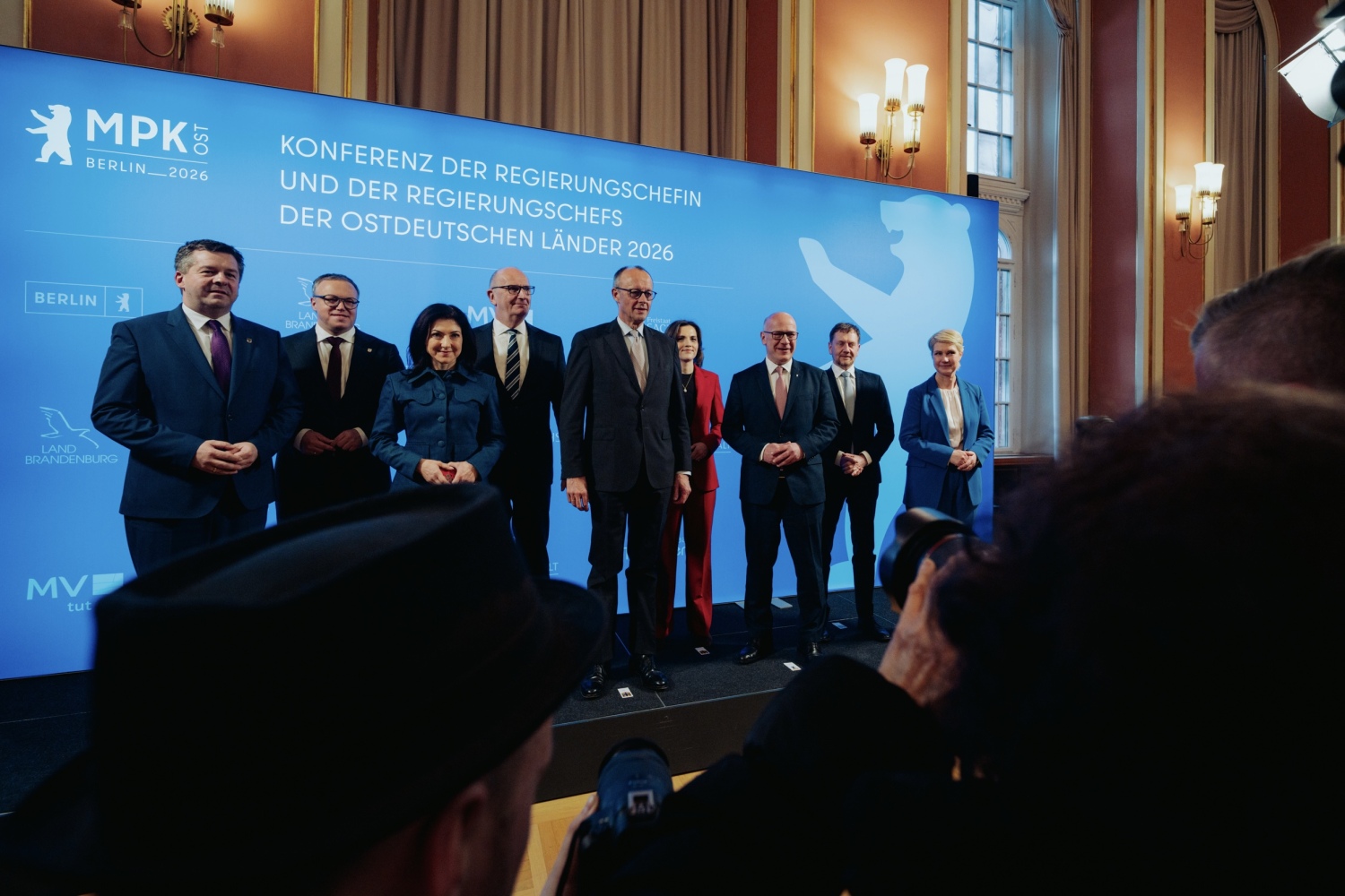 Gruppenfoto der Teilnehmerinnen und Teilnehmer der MPK-Ost