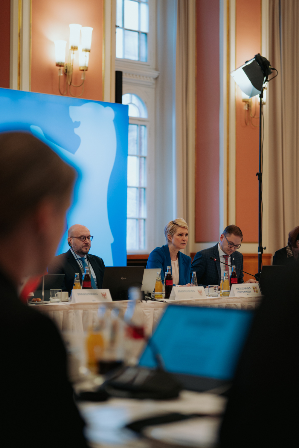 Manuela Schwesig während der Konferenz
