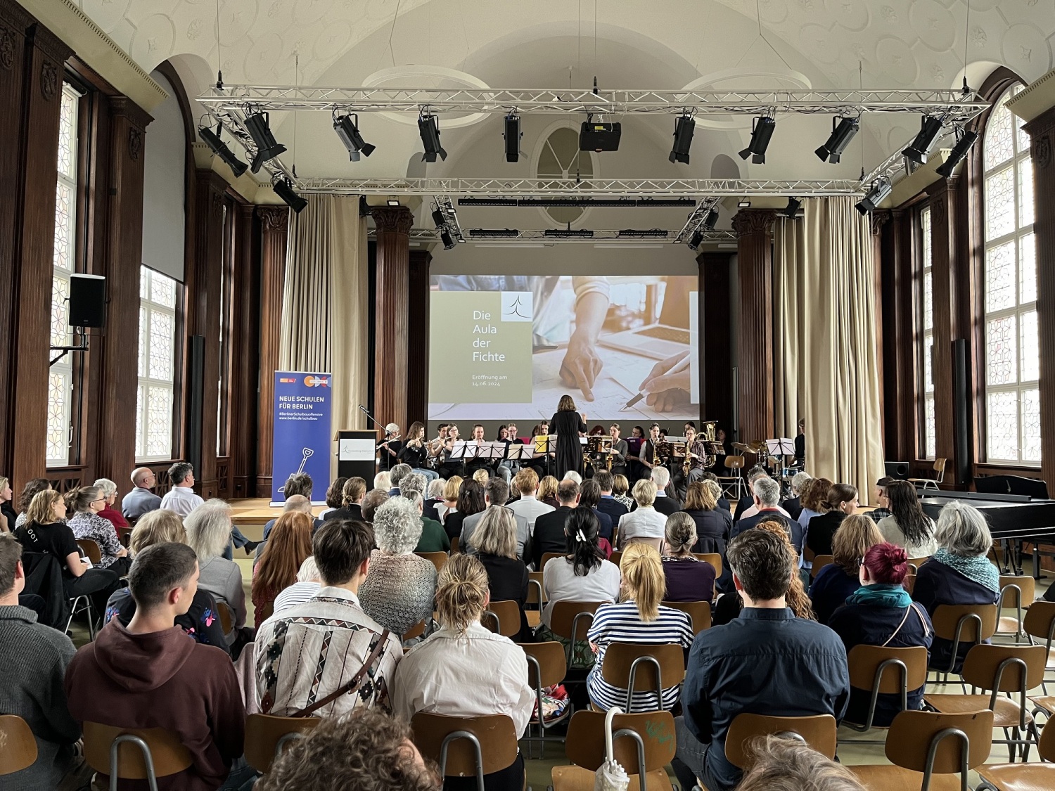 2024 Eröffnung Aula Fichtenberg Oberschule