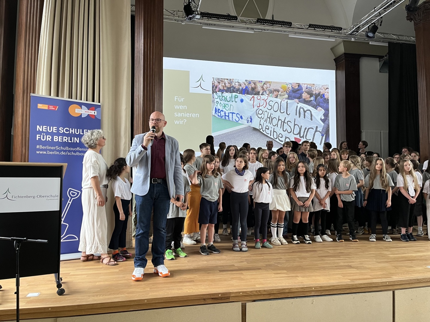 2024 Eröffnung Aula Fichtenberg Oberschule