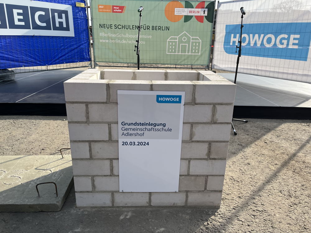 2024 Grundsteinlegung Gemeinschaftsschule Adlershof
