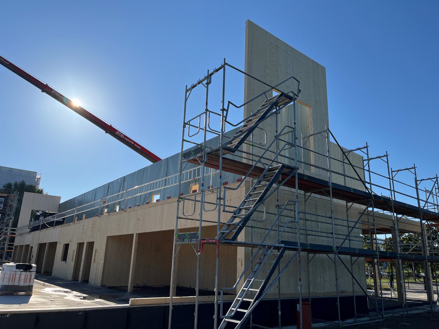 2025 Richtfest Holz-Compartmentschule Römerweg