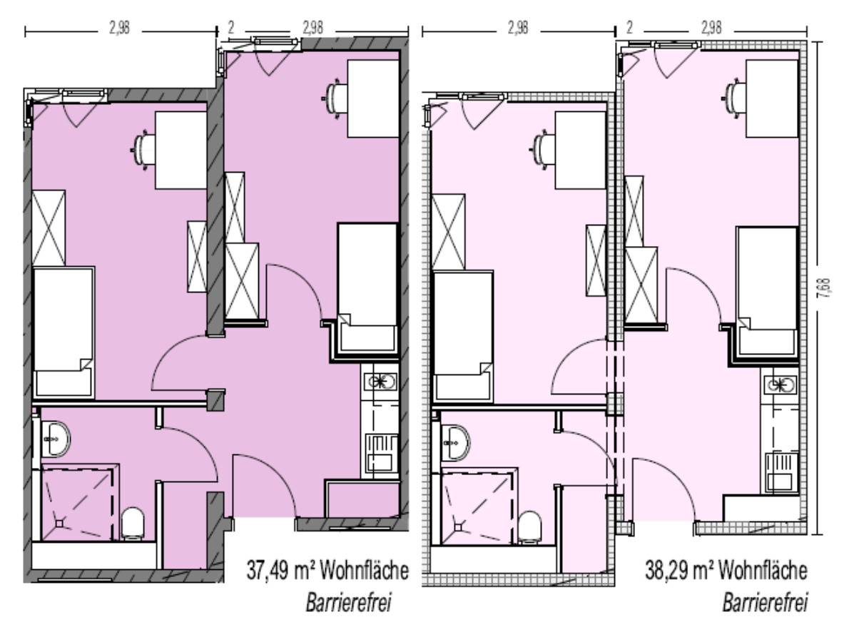 Grundriss 1 und 2