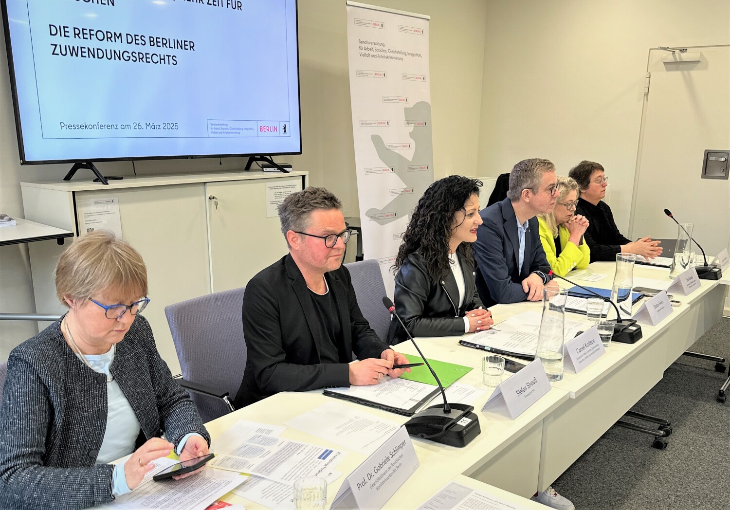 Pressekonferenz Zuwendungsrecht