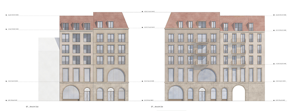 Los 1 2. Preis Ansichten B7 Strasse