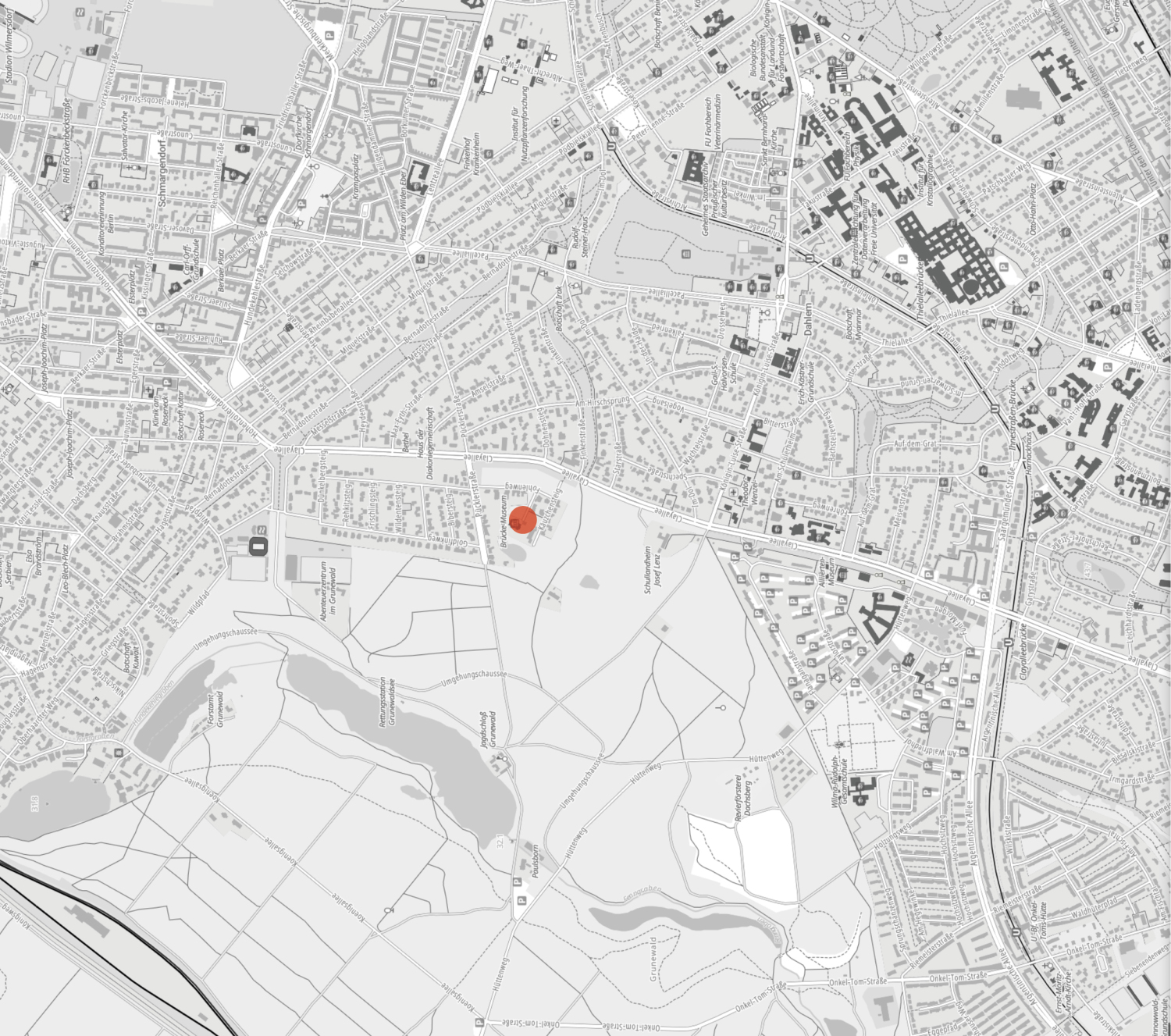 Lageplan des Wettbewerbsgebiets