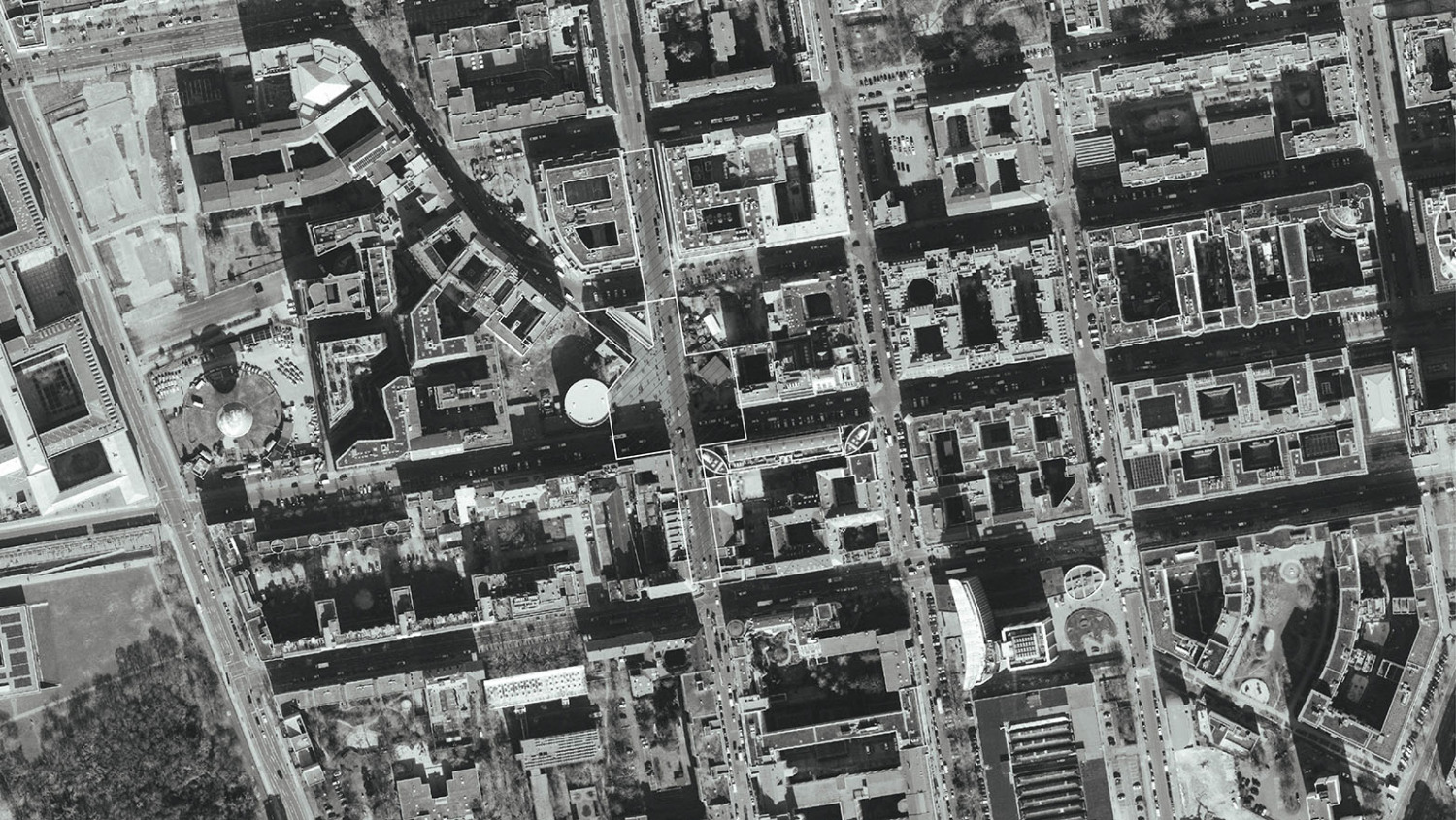 Luftbild Checkpoint Charlie