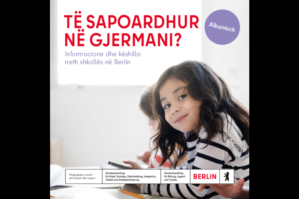 New in Germany? Useful information for refugees - Albanian - 2024