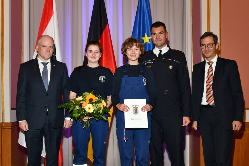 Ehrung der Jugendfeuerwehr Weißensee