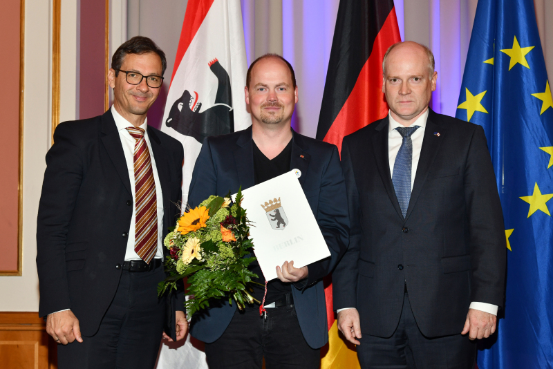 Ehrung von Daniel Schmöcker