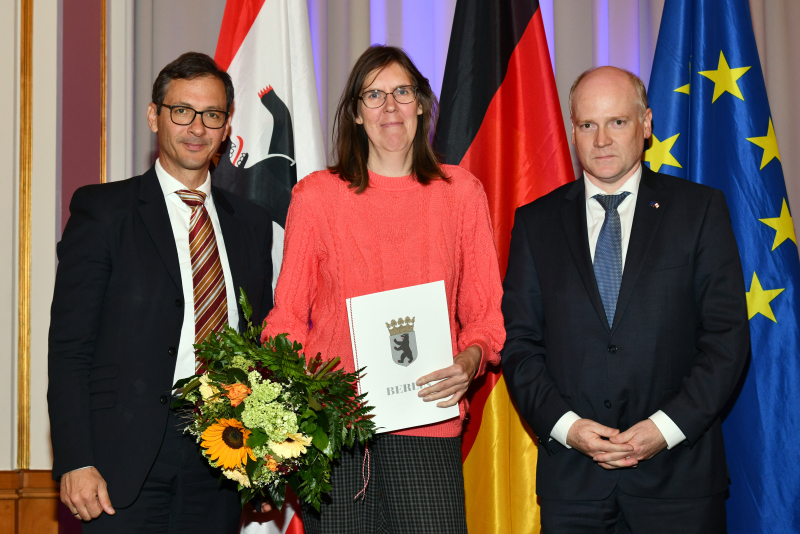 Ehrung von Silke Steffen