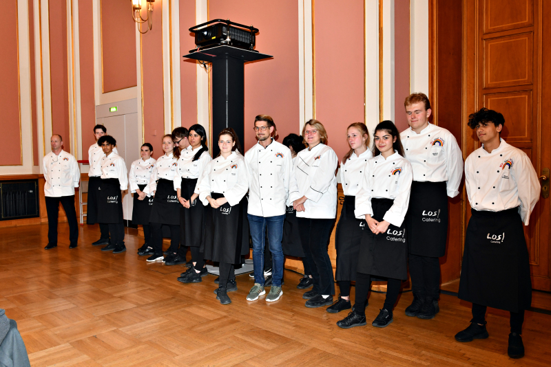 Das Team vom Schülercatering LOS, Liefern ohne Stress