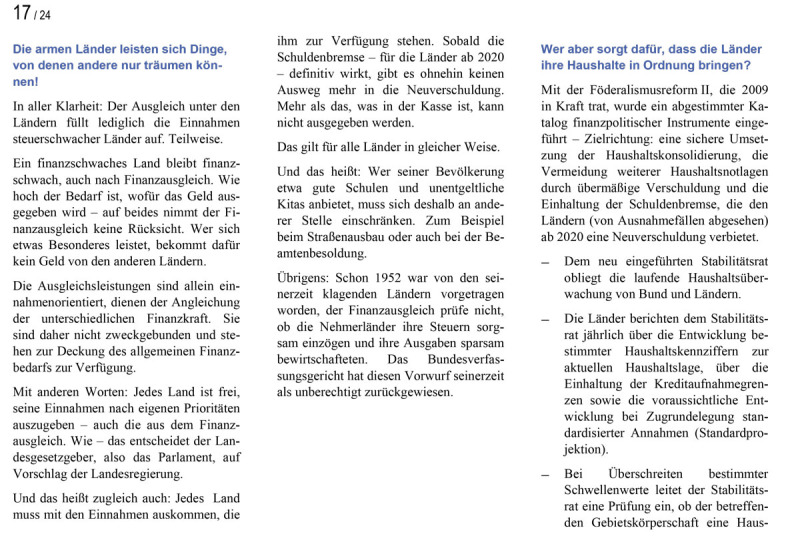 Länderfinanzausgleich Präsentation