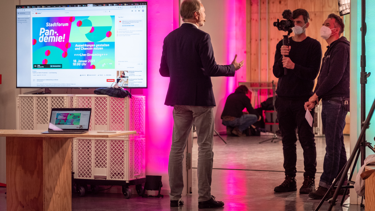 Am 18. Januar 2021 lud Sebastian Scheel, Senator für Stadtentwicklung und Wohnen, zum Stadtforum „Pandemie! Auswirkungen gestalten und Chancen nutzen“ ein.