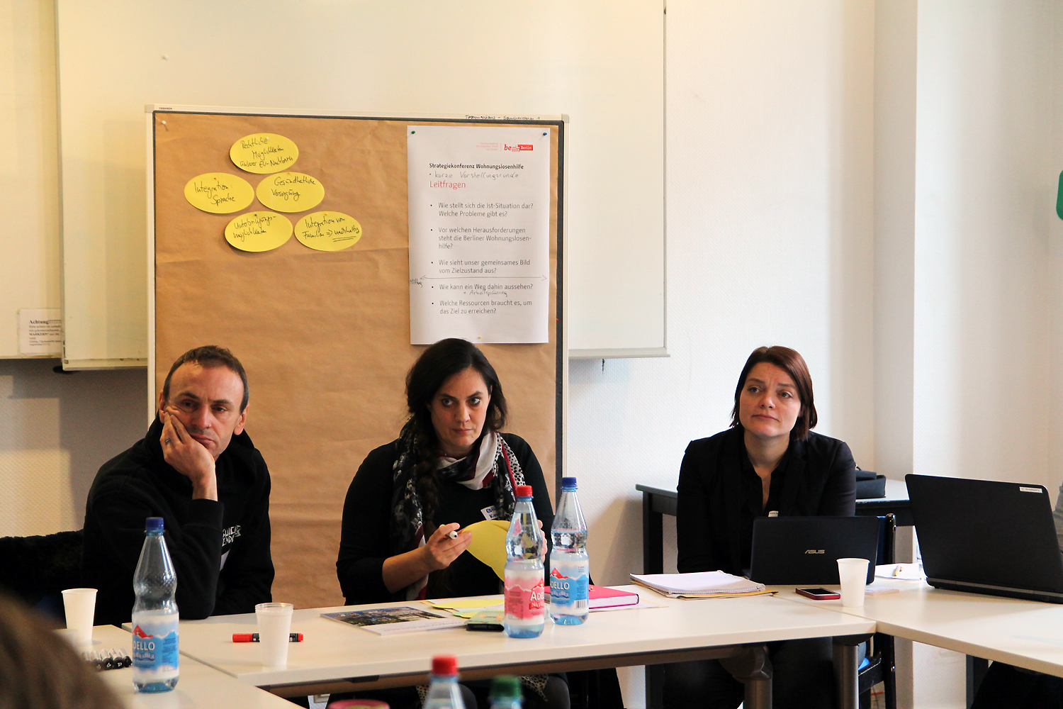Sitzung der Arbeitsgruppe 5 (Obdachlose EU-Bürgerinnen und -Bürger) auf der 1. Berliner Strategiekonferenz zur Wohnungslosenhilfe am 10. Januar 2018