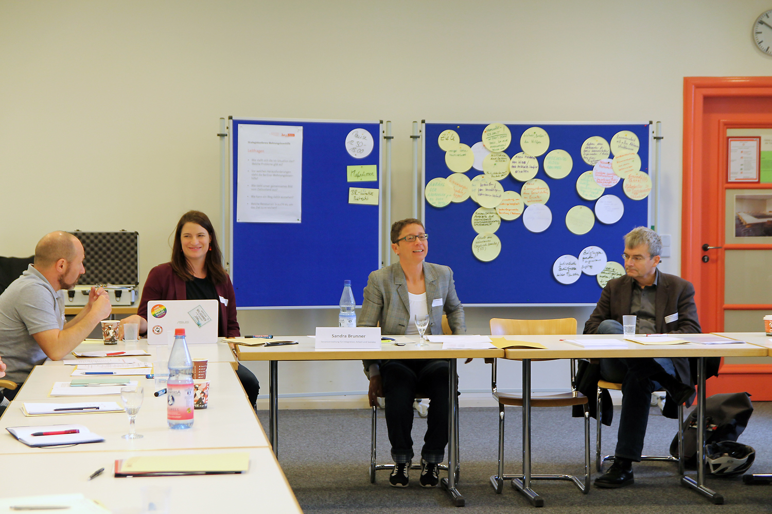 Sitzung der Arbeitsgruppe 3 "Prävention von Wohnungslosigkeit" auf der 1. Berliner Strategiekonferenz zur Wohnungslosenhilfe am 10. Januar 2018