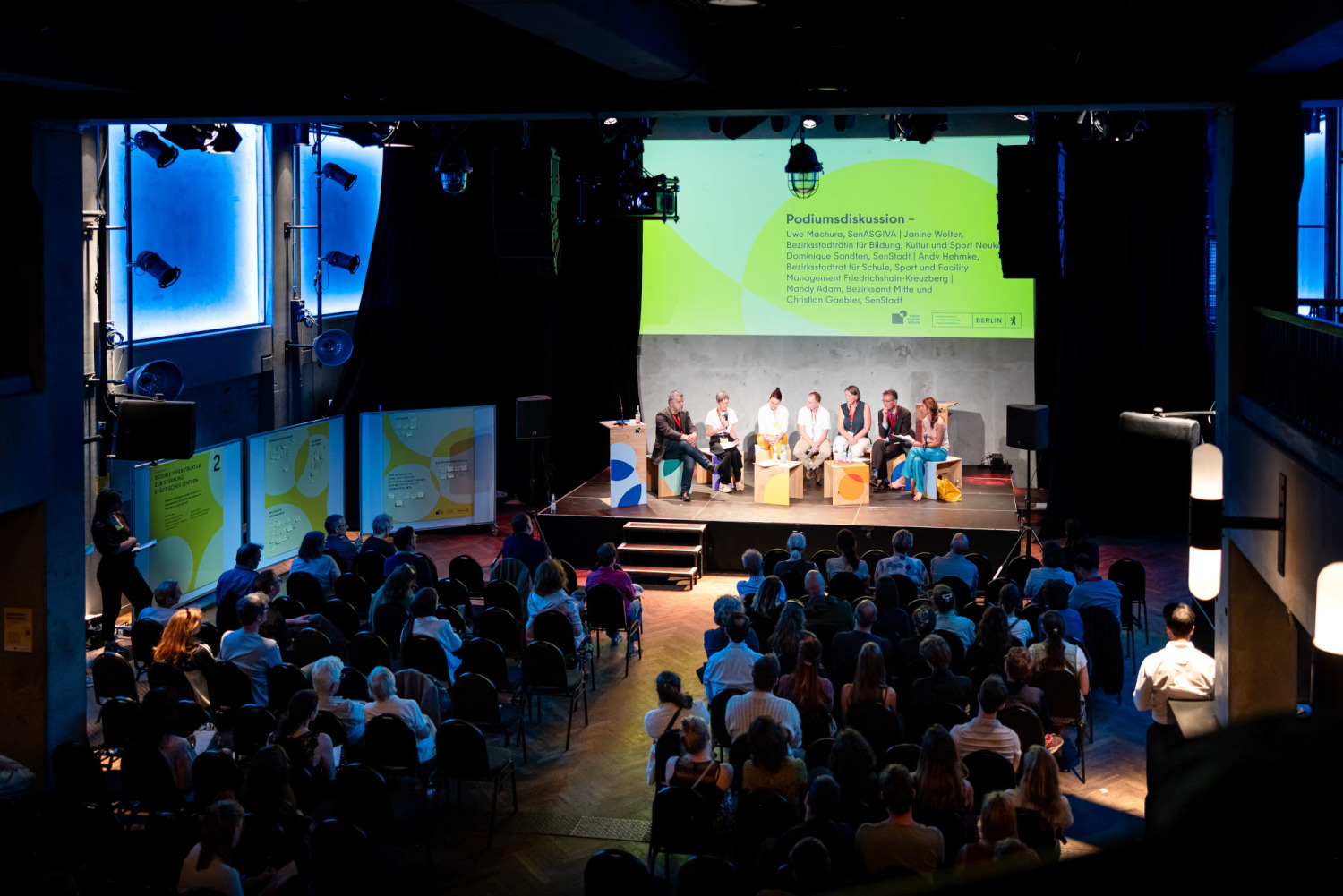 Abschlussdiskussion beim Stadtforum Berlin Soziale Infrastruktur 2025.