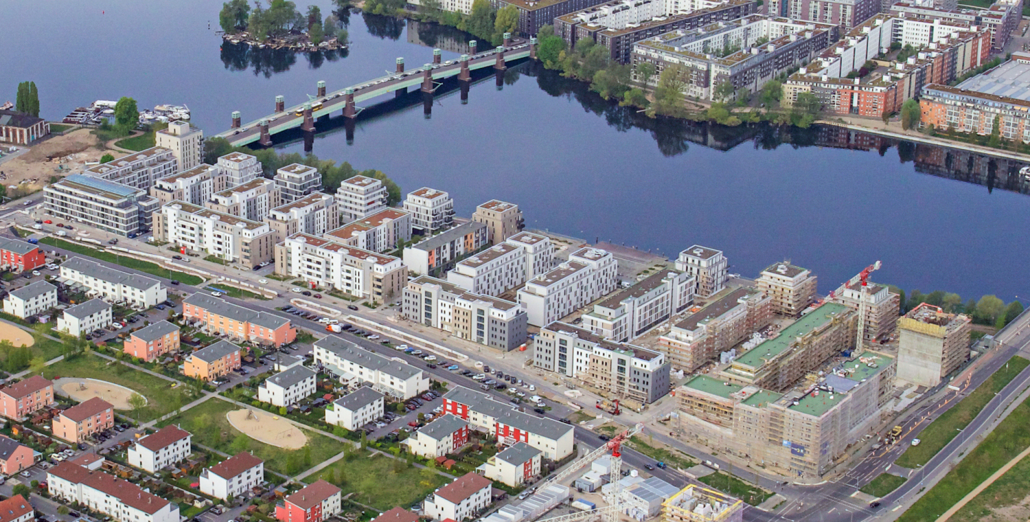 Die Waterkant, Teilprojekt 1 und 2a, Ausschnitt Befliegung Mai 2021