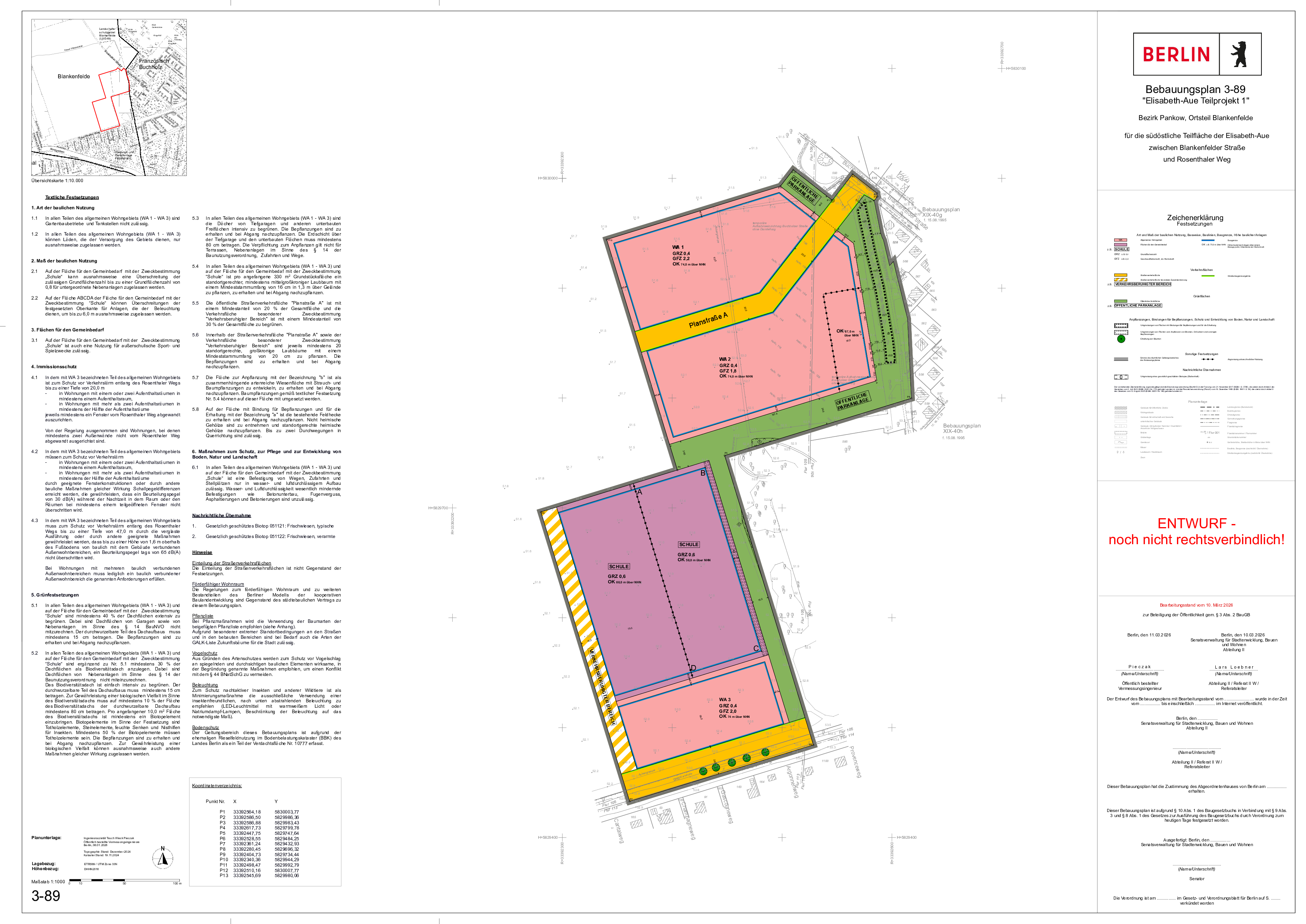 Planzeichnung B-Plan 3-89