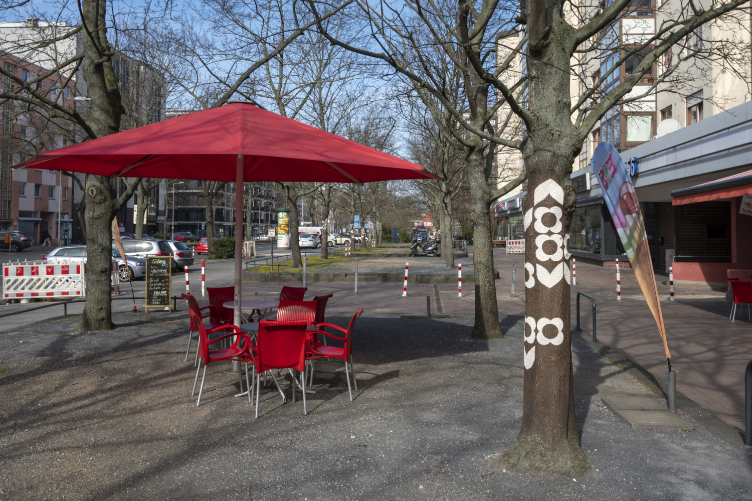 Aufenthaltsbereiche entlang Brunnenstraße