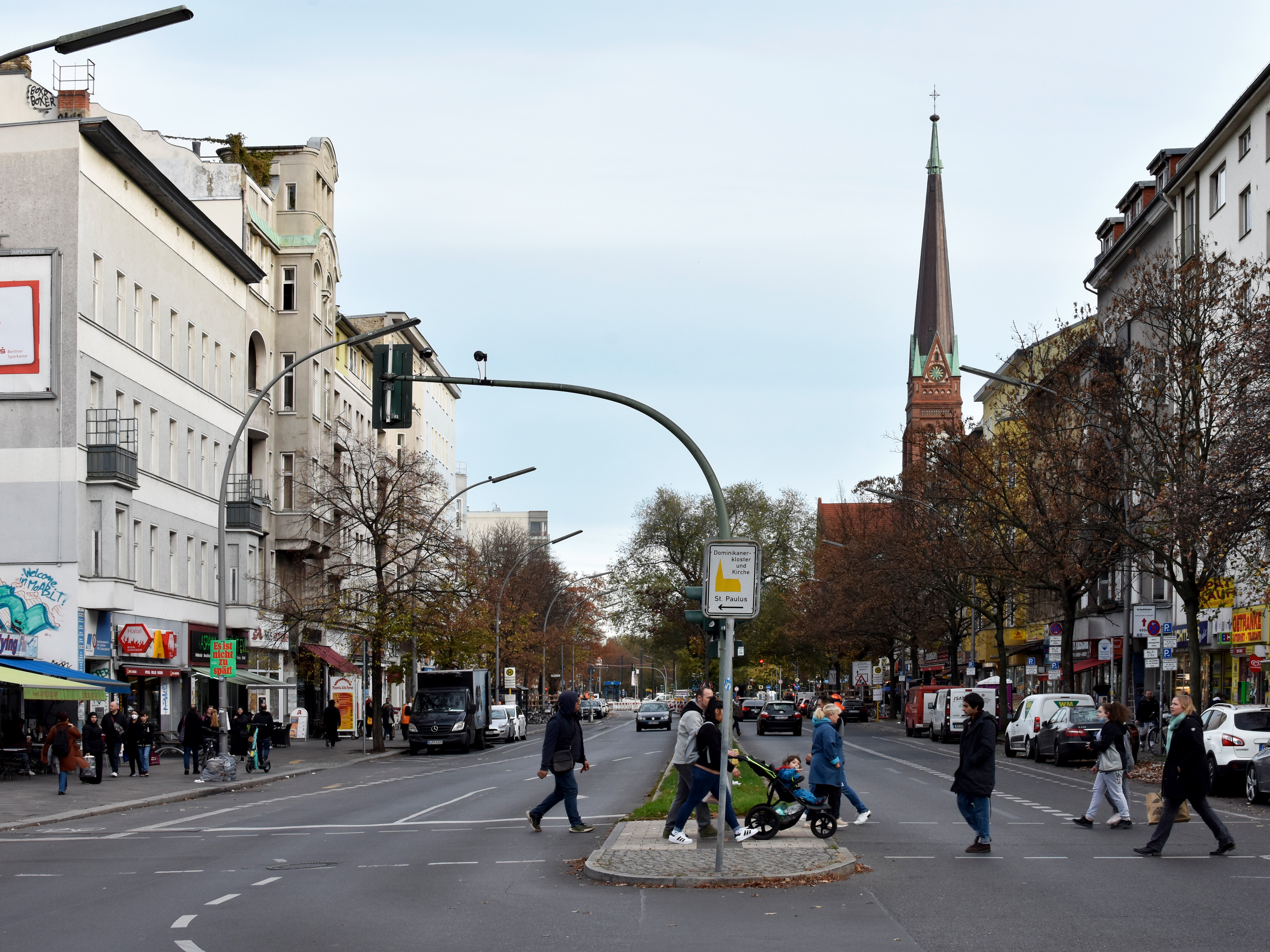 Blick auf die Turmstraße