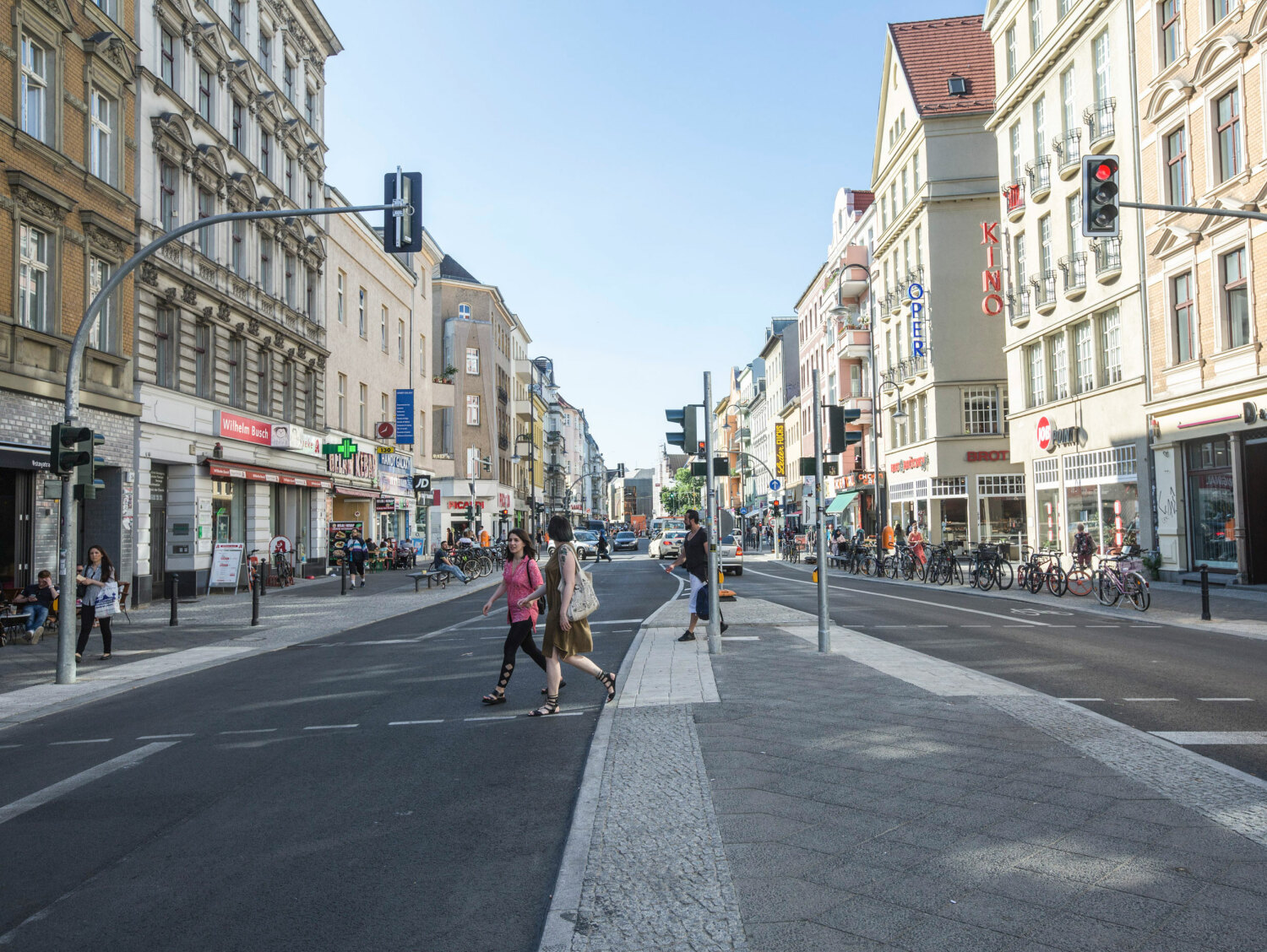 Die Karl-Marx-Straße nach dem Umbau