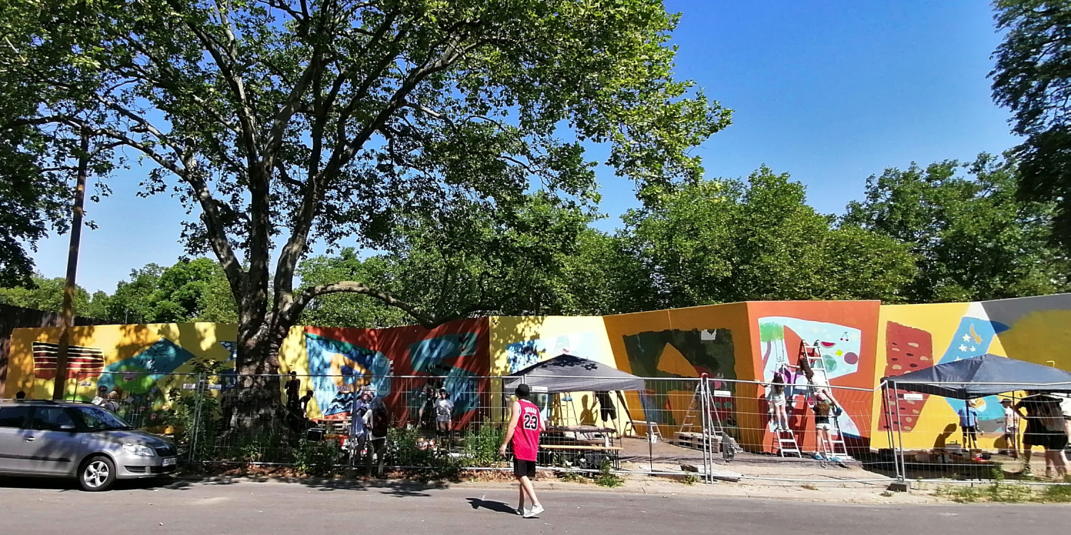 Spielplatz Gudrunstr Kidspark - Projektwoche